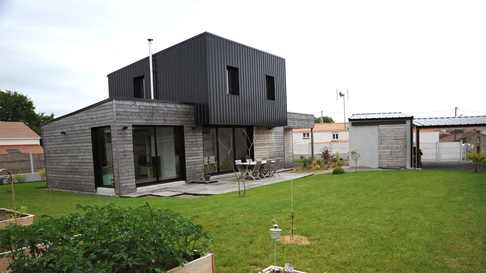 Construction d'une maison à Saint-André-de-le-Marche architecte Atelier 14 CLISSON