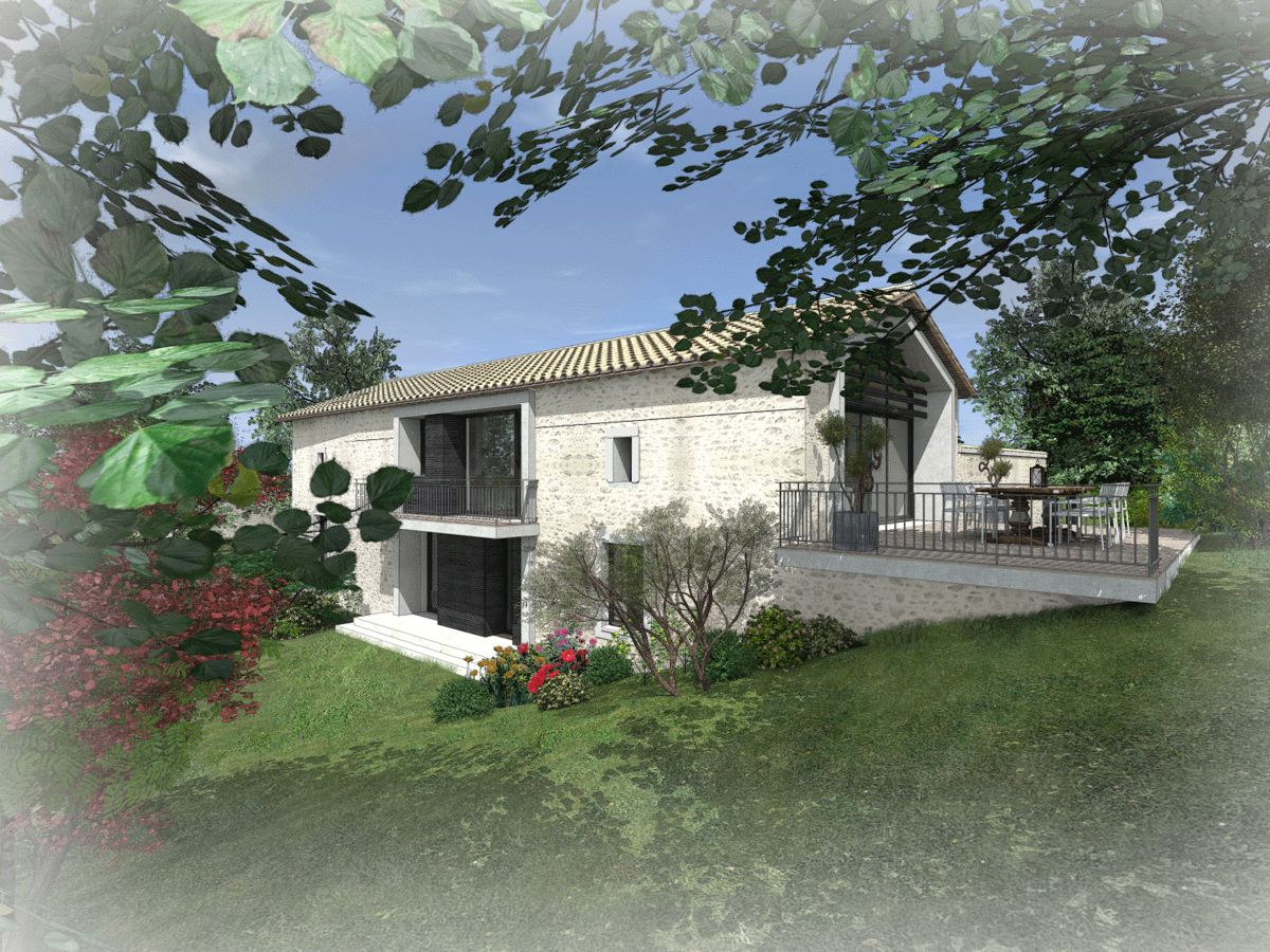 Rénovation d'une maison SAINT-LOUP-LAMAIRÉ ATELIER 14 Architecte