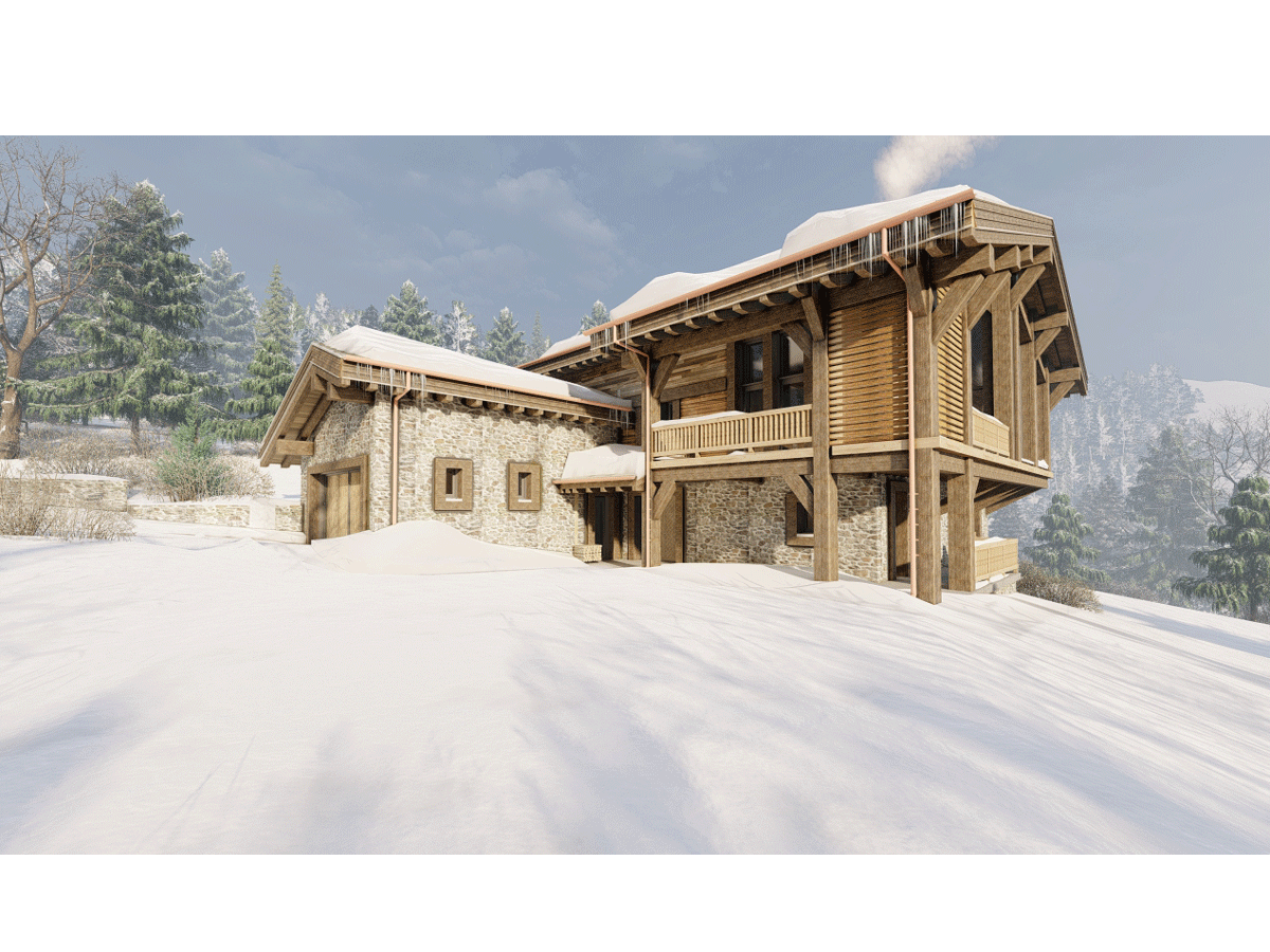 Architecte chalet alpes atelier14