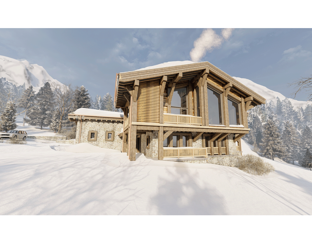 Architecte chalet alpes atelier14