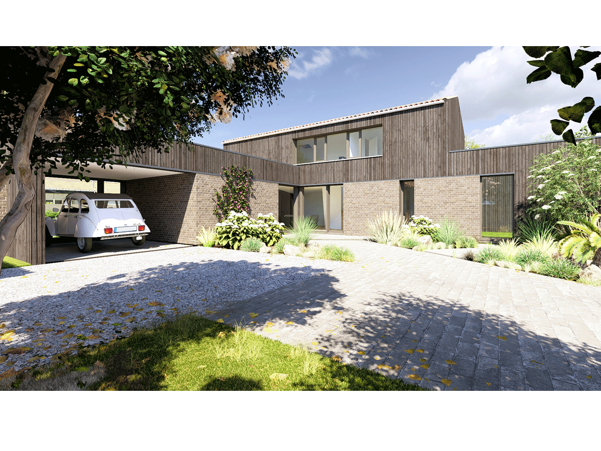 Construction maison CUGAND Atelier 14 architecte CLisson Architecte LOIRE ATLANTIQUE architecte VENDEE