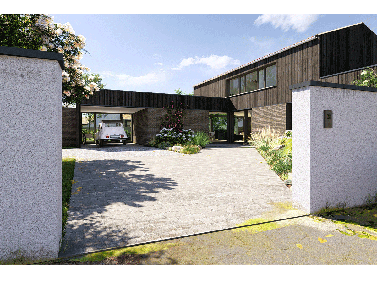 Construction maison CUGAND Atelier 14 architecte CLisson Architecte LOIRE ATLANTIQUE architecte VENDEE