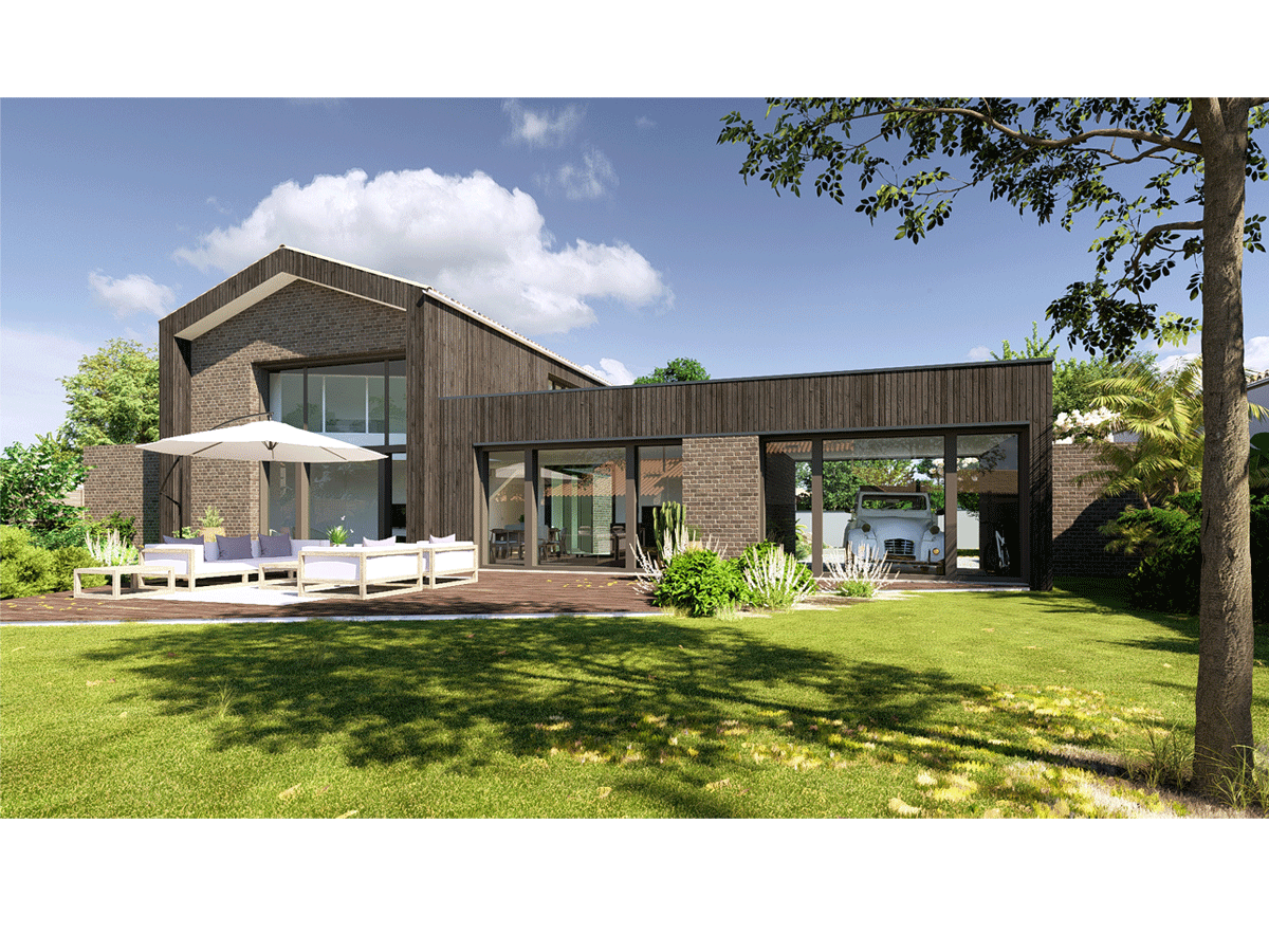 Construction maison CUGAND Atelier 14 architecte CLisson Architecte LOIRE ATLANTIQUE architecte VENDEE