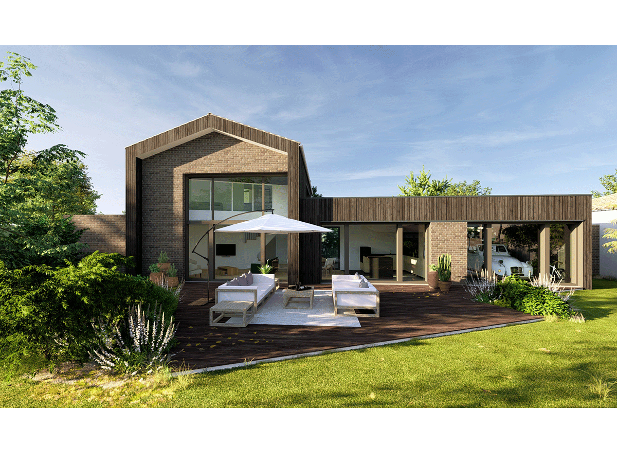 Construction maison CUGAND Atelier 14 architecte CLisson Architecte LOIRE ATLANTIQUE architecte VENDEE