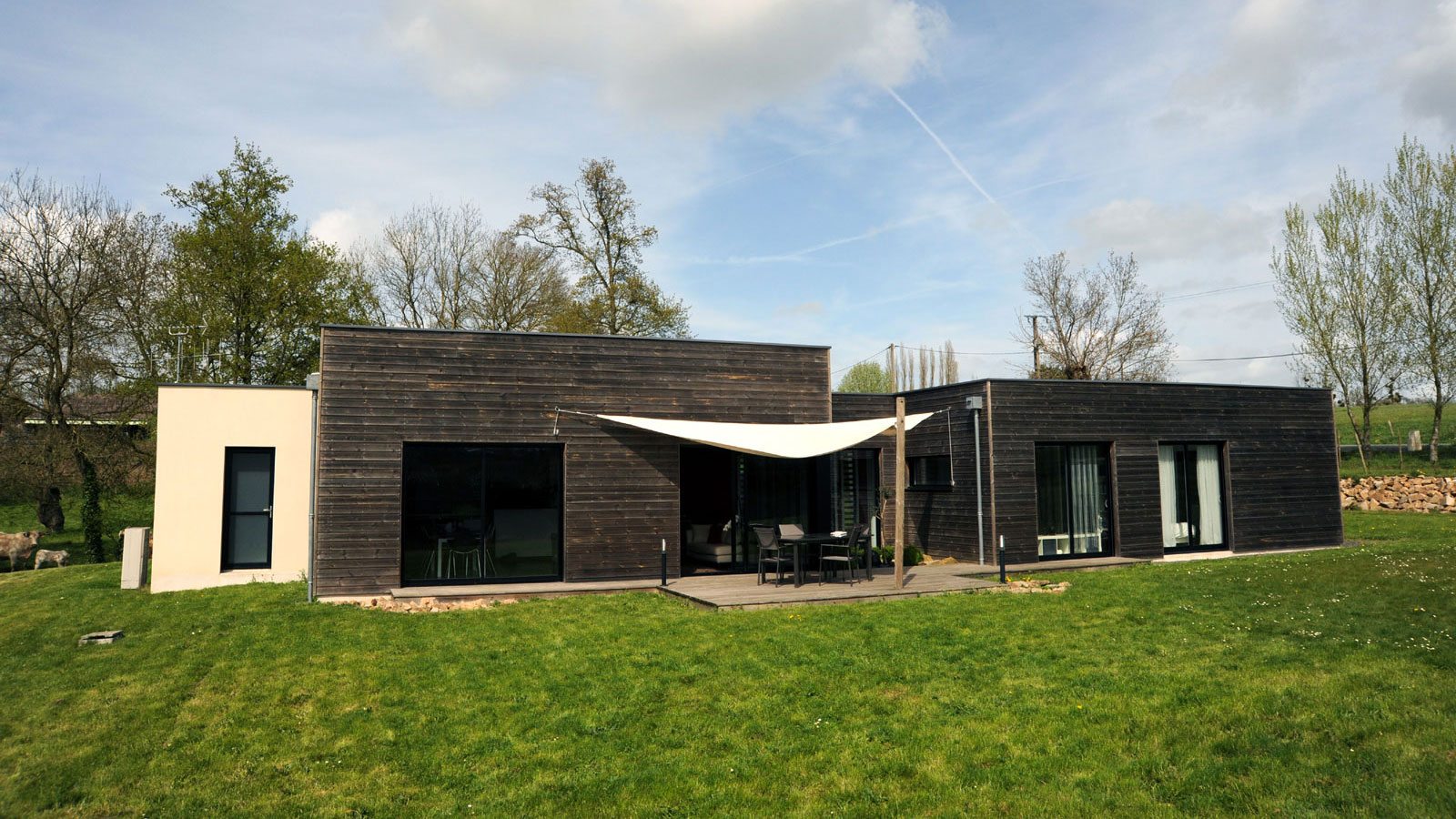 Construction d'une maison à Saint-Crespin-Sur-Moine architecte ATELIER 14