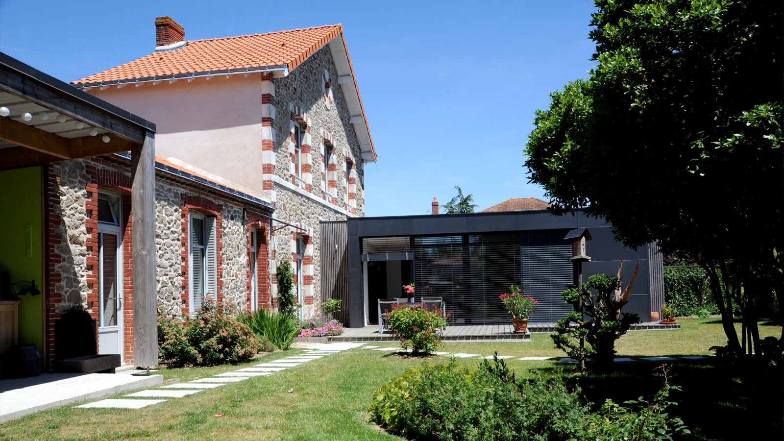 Extension d'une maison de ville à Clisson architecte Atelier 14