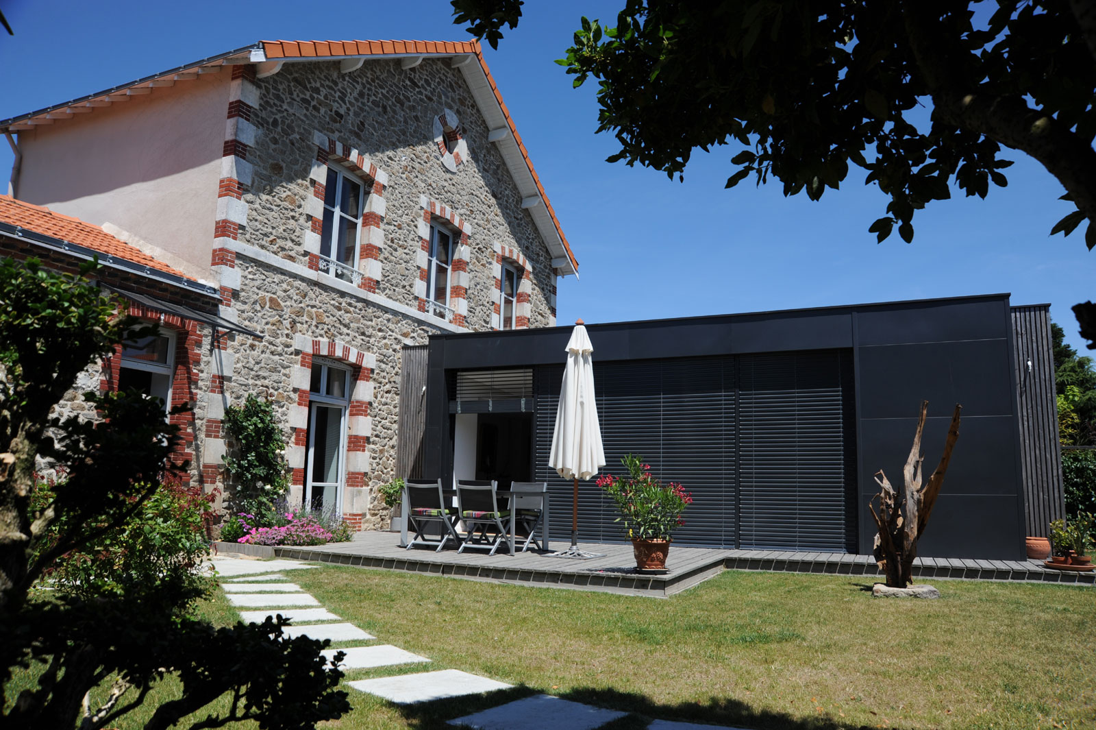 Extension d'une maison de ville à Clisson architecte Atelier 14