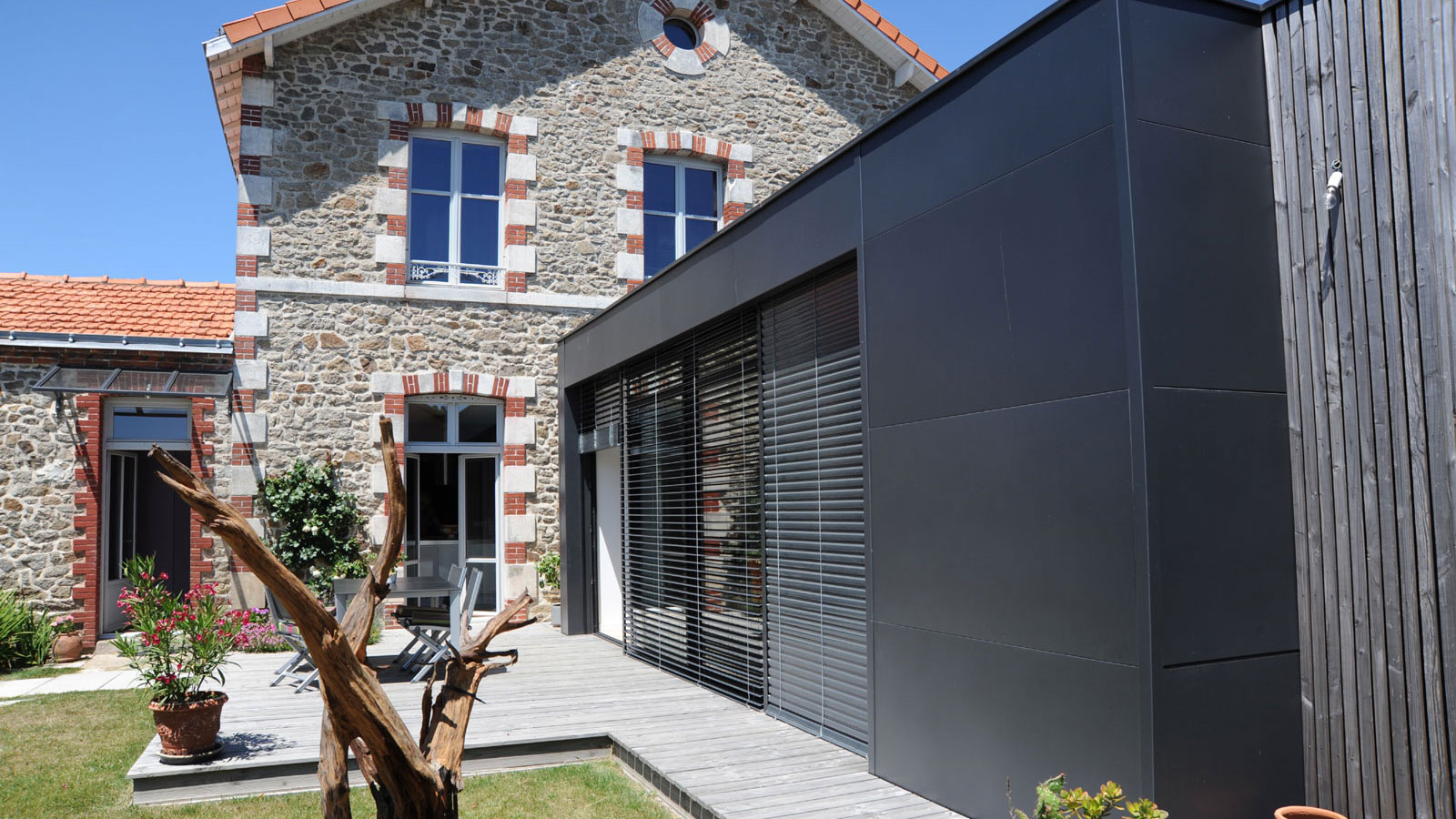 Extension d'une maison de ville à Clisson architecte Atelier 14