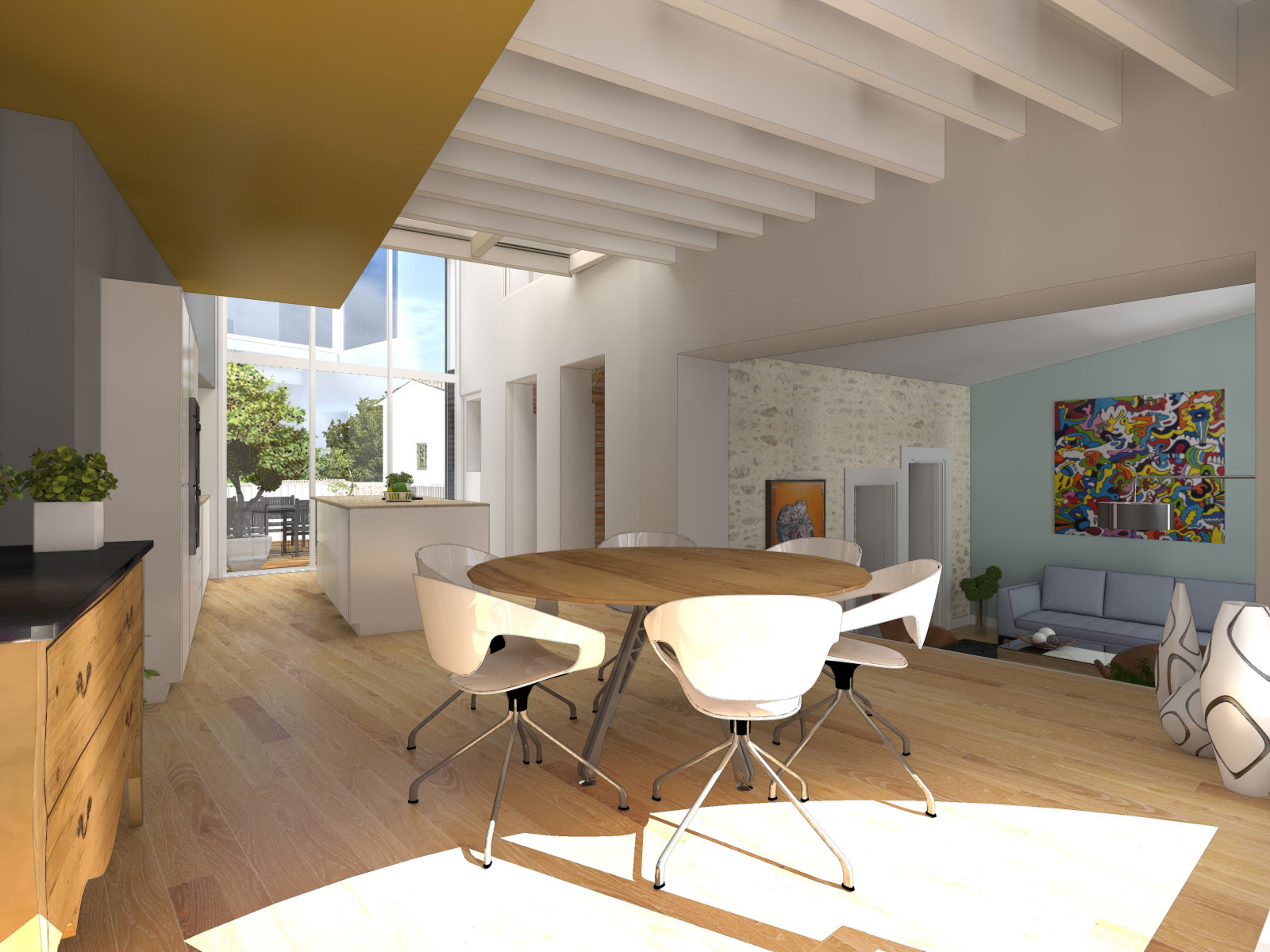 extension maison de ville loft clisson nantes