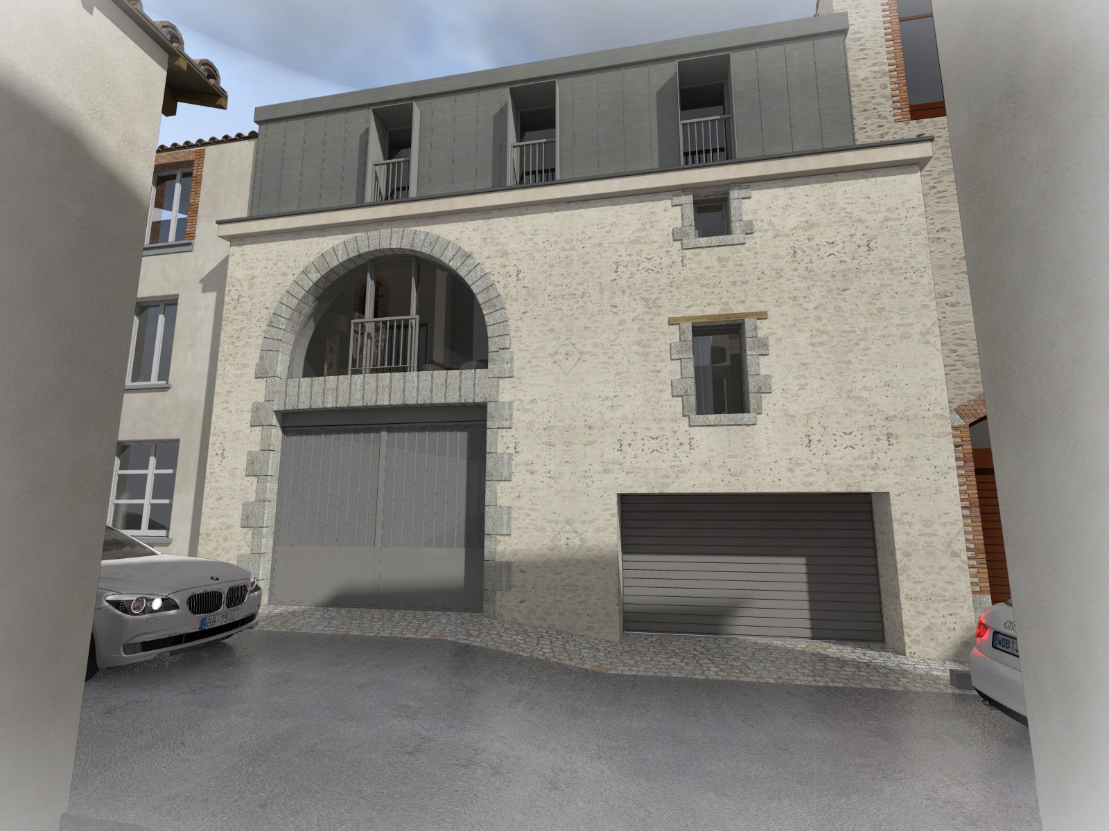 extension maison de ville loft clisson nantes