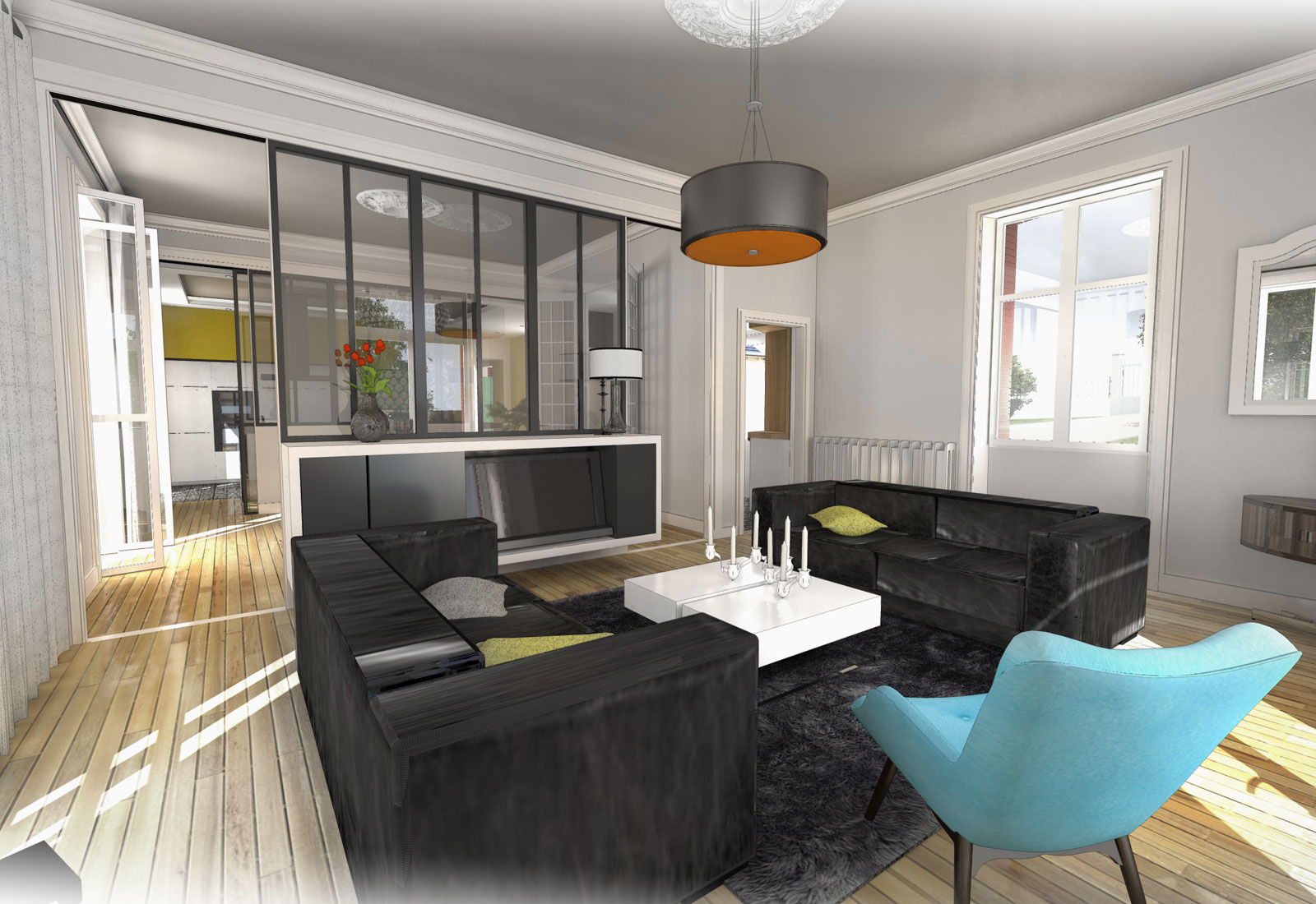 Aménagement intérieur d'une maison à Gétigné