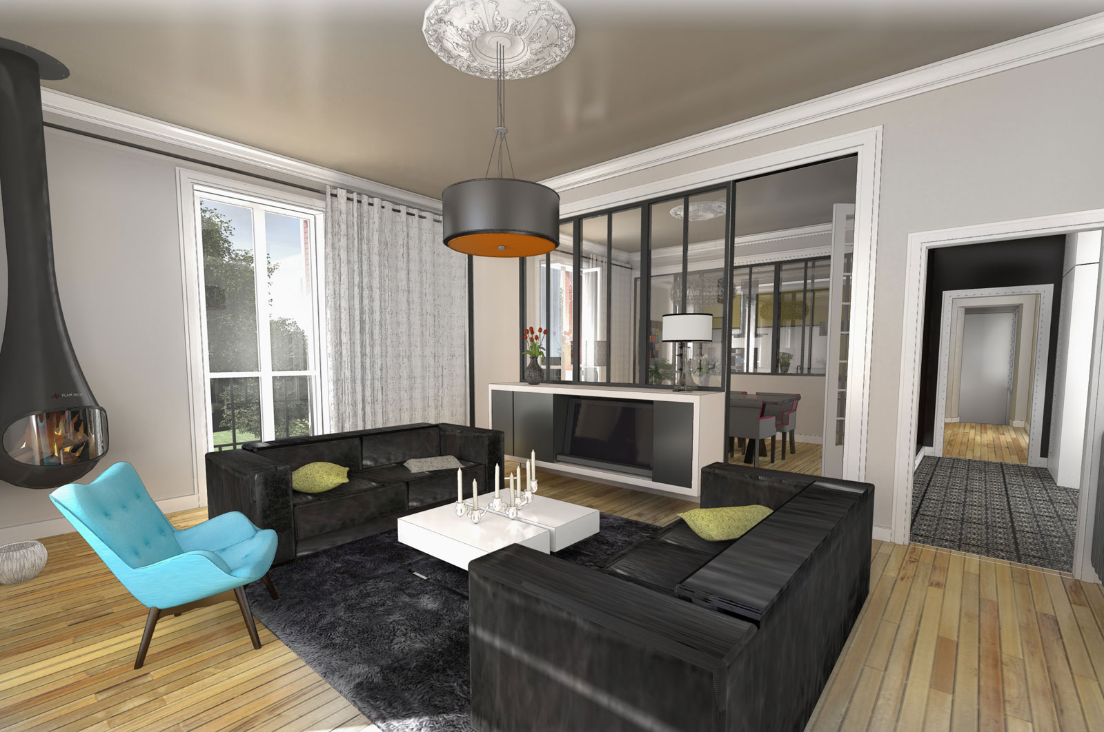 Aménagement intérieur d'une maison à Gétigné