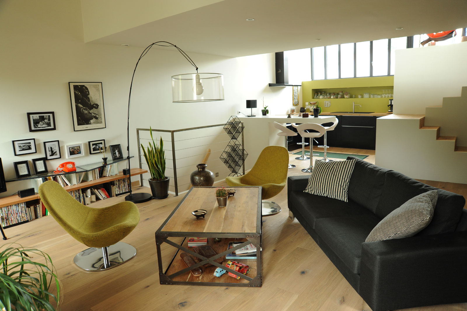 Loft dans une maison de ville à CLISSON. architecte ATELIER 14