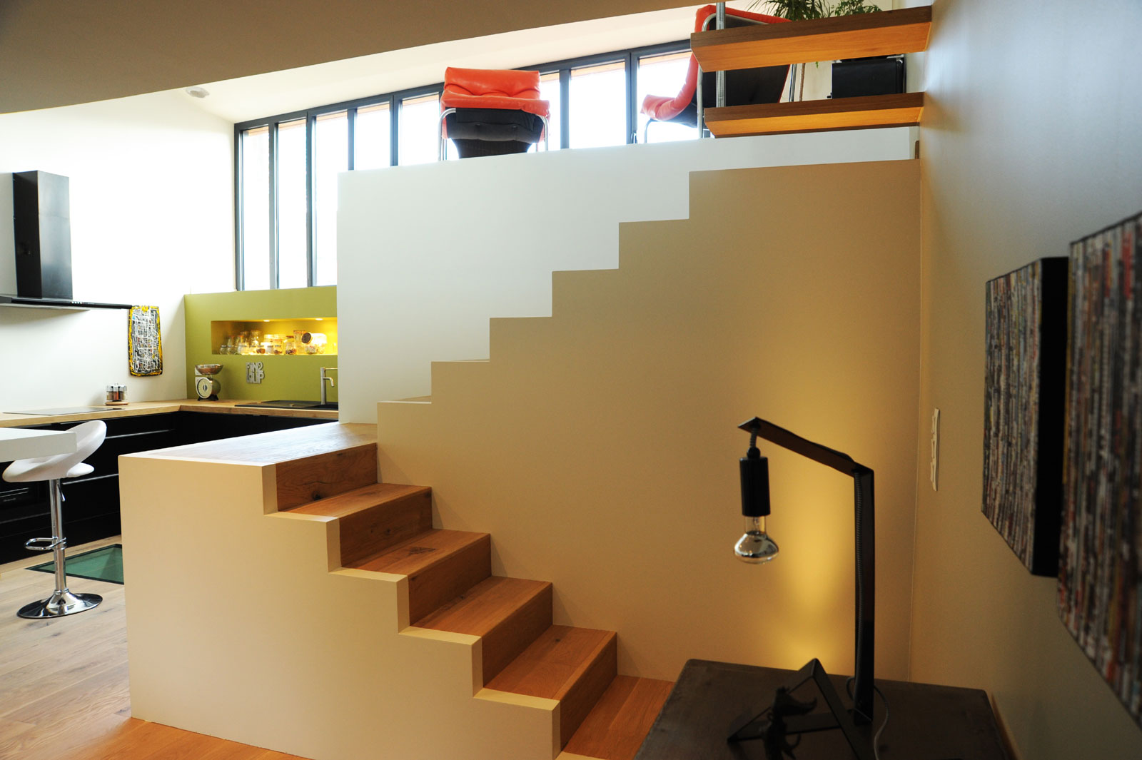 Loft dans une maison de ville à CLISSON. architecte ATELIER 14